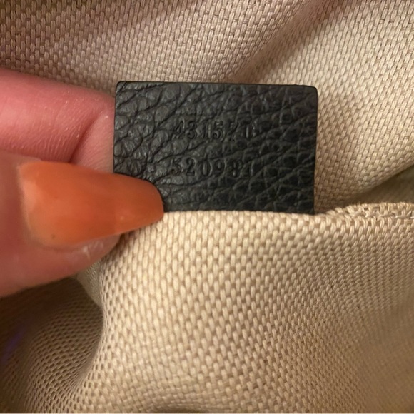 Black Gucci soho authentic women’s mini backpack - Picture 9 of 16